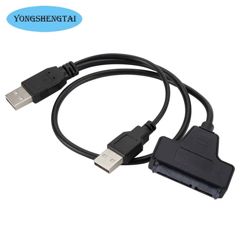 Прямая продажа с фабрики Переходник USB 2 0 на SATA 7 + 15 Pin для 5-дюймового HDD SSD высокого