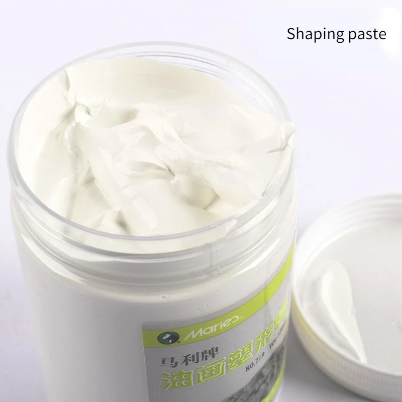 Cena 500ml Farba Olejna Kształtująca Pasta Pigmentowa środek średni żywica Akrylowa Tekstura Pogrubienie Materiał Malarski Baza Dostaw Sztuki