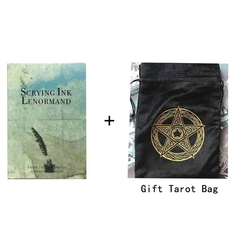 

Classic Tarot Scrying Ink lenormand Tarot Cards For Fate Divination Leisure Recreation Tarot And Variety Of Tarot Options