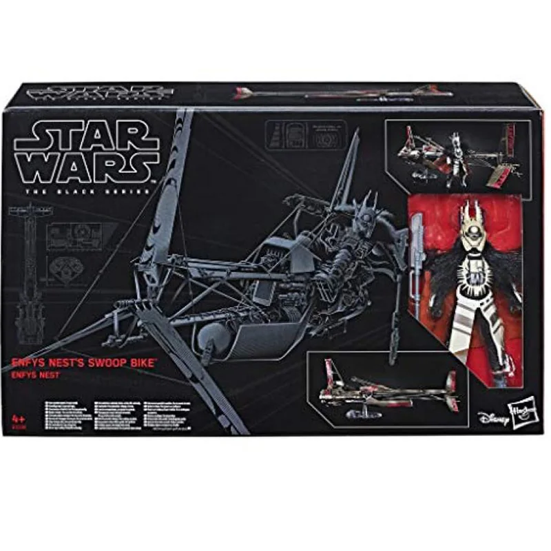 Hasbro Оригинальные Звездные войны черная серия Enfys Nest and Enfys Nest & #39S коллекционные игрушки ручной работы на велосипеде