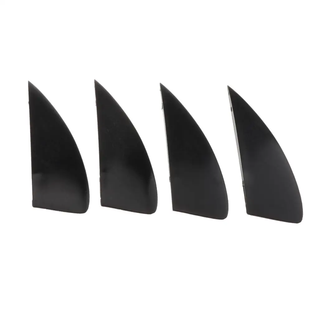 

4 Pieces Fiberglass Reinforced Nylon Fin Set for Kiteboarding Kite Flyling Surfing Accessories - Durable & Solid