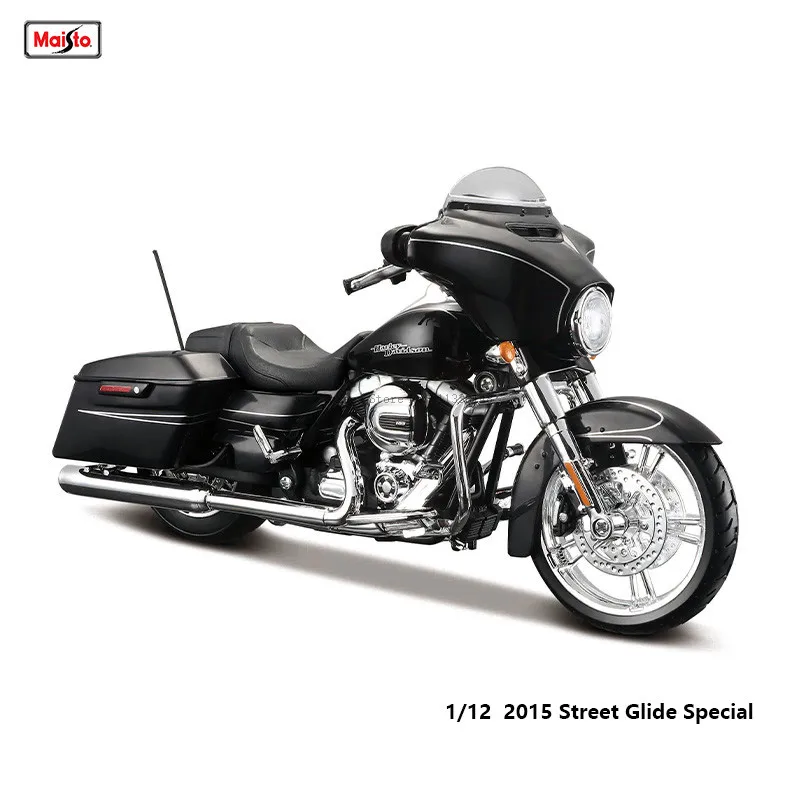 Maisto 1:12 Harley Davidson 2015 Street Glide Specisl Классическая статическая литой модель мотоцикла