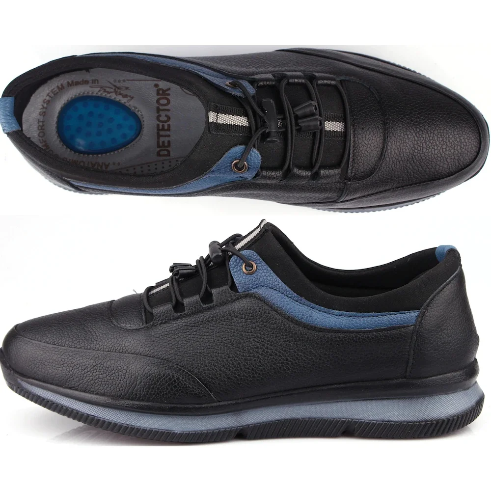 

Detector Indoor Outdoor Genuine Leather Full Orthopedic Komfort Gel Soled Shoes