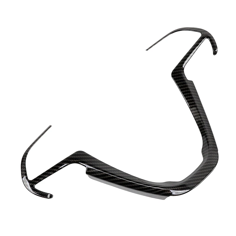 

Carbon Fiber Steering Wheel Cover Trim for Jeep Cherokee Grand Cherokee 2014-2019 Interior Accessories