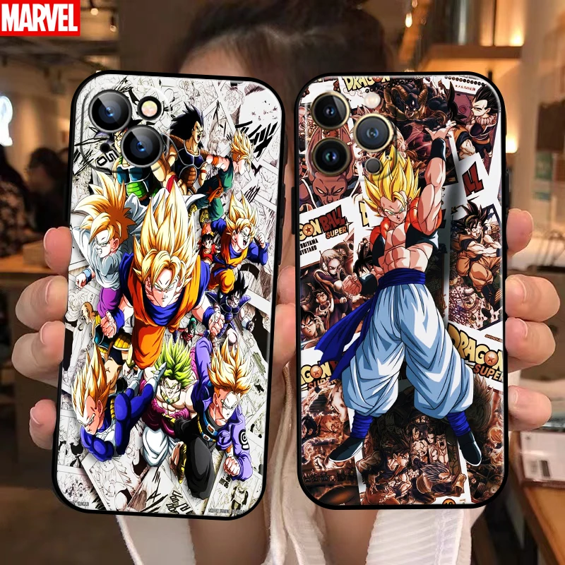 

One Piece Dragon Ball Naruto For Apple iPhone 13 12 11 Pro Max 13 12 Mini 5 5s 6 6S 7 8 Plus SE2020 X XR XS Max Phone Case
