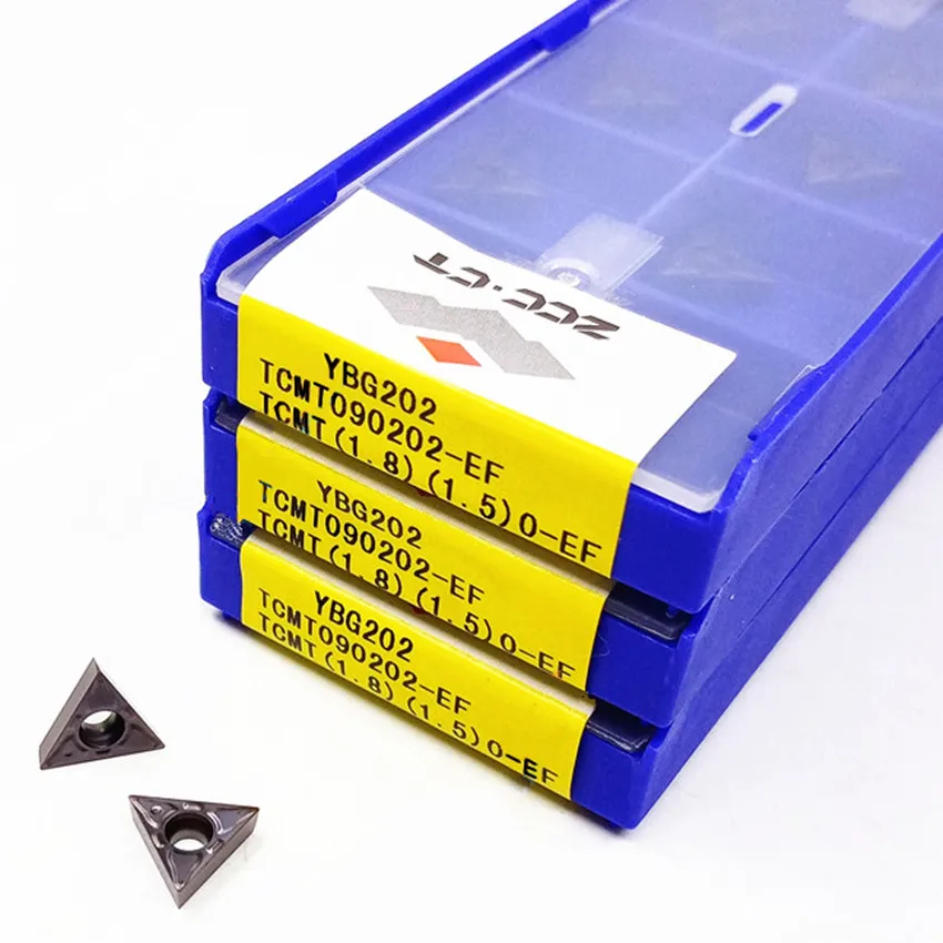 TCMT 090202 -EF YBG205/TCMT 090204 YBG202/TCMT YBG202 TCMT09 ZCC.CT твердосплавные вставки с ЧПУ 10 шт./кор.