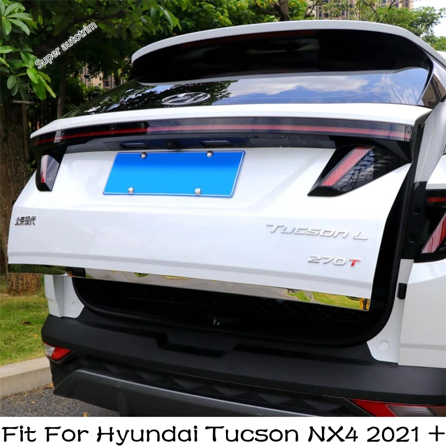 

Rear Tail Door Strip Tailgate Trunk Lid Molding Decor Streamer Cover Trim 1PCS For Hyundai Tucson NX4 2021 2022 Exterior Parts