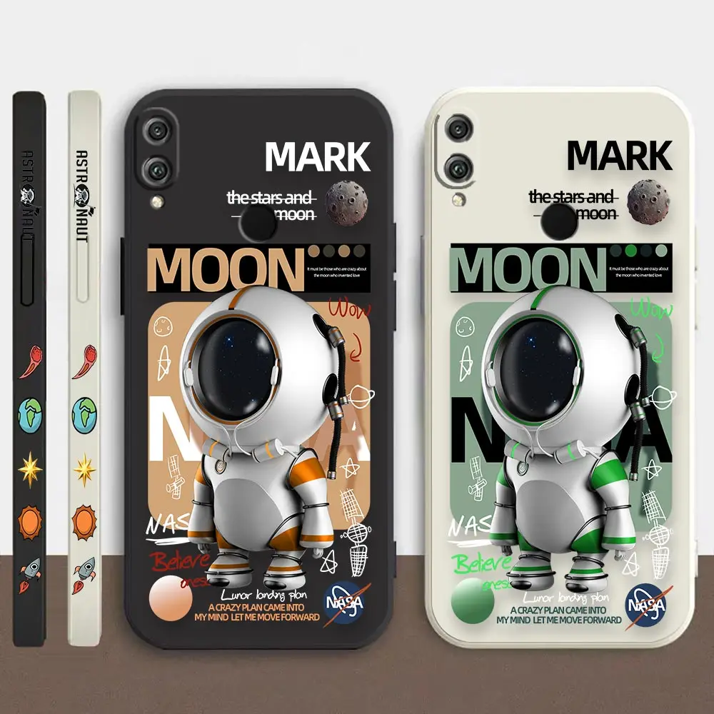 

Space Voyage Astronaut Cartoon Case For Honor 70 30 30S 20 20S 20I 10 10I 9 9X 9I 9A 8X X20SE X10 X9A Pro Lite Max 5G Cover Capa