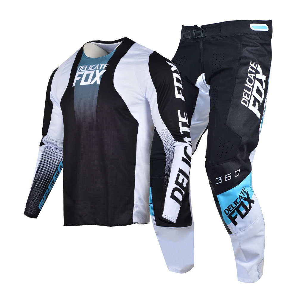 Motocross Suit 360 Kit Combo Jersey and Pants Bicycle Riding BMX MTB SX DH UTV ATV Enduro Dirt Bike Gear Set