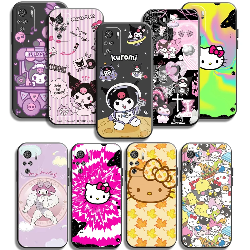 

TAKARA TOMY Hello Kitty Phone Cases For Xiaomi Redmi POCO X3 GT X3 Pro M3 POCO M3 Pro X3 NFC X3 Mi 11 Mi 11 Lite Funda Carcasa
