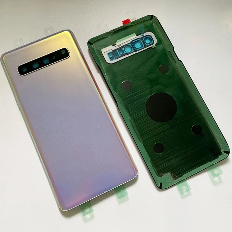 Для Samsung Galaxy S10 5G SM-G977B g977f задняя крышка аккумулятора 3D стеклянная панель корпус