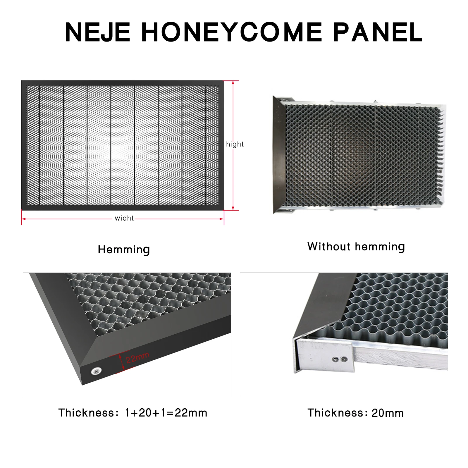 NEJE H8554 Honeycomb Panels 540 X 850mm CNC Laser Cutting Engraving Working Table For NEJE Master 2S MAX Bed ENGRAVER & CUTTER enlarge