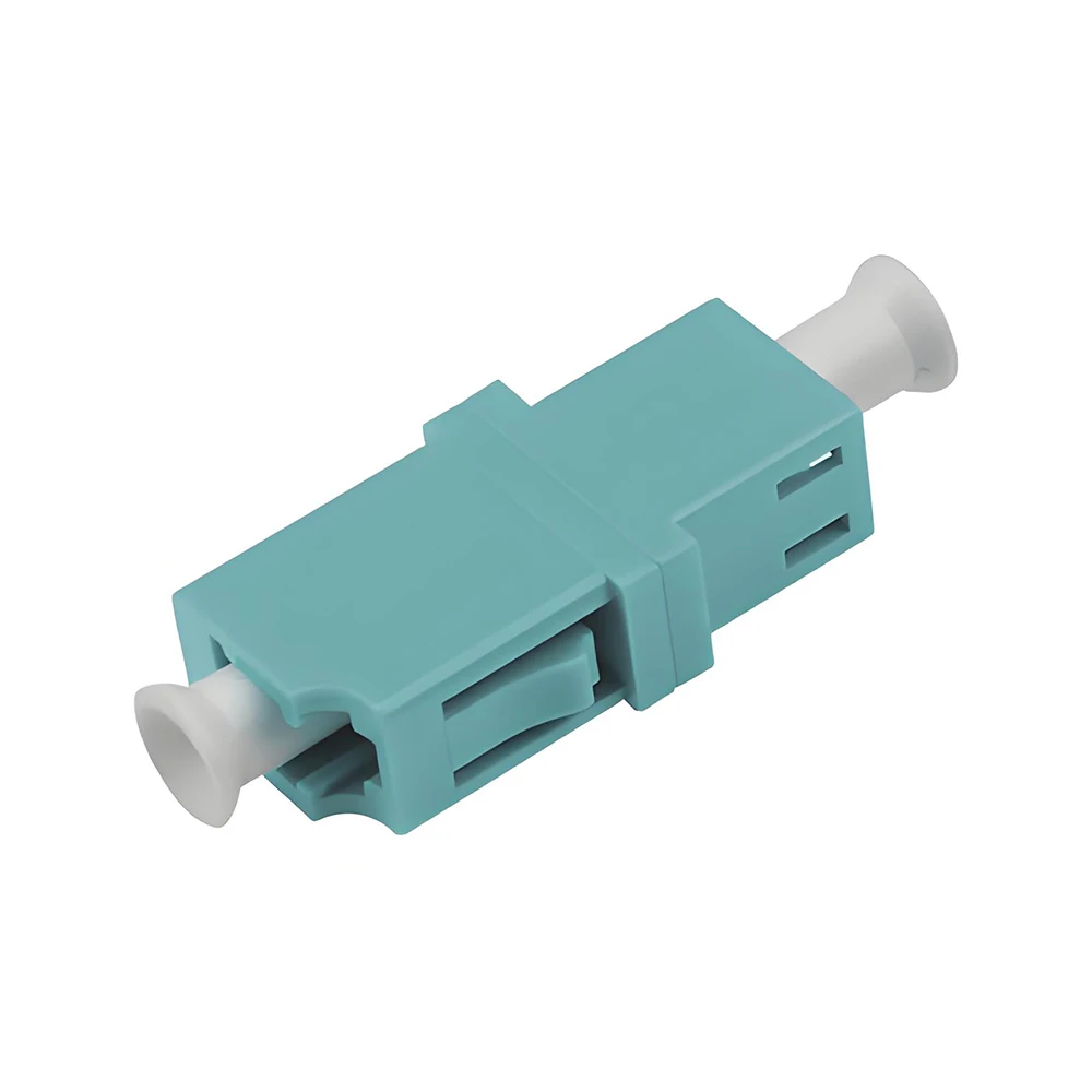 Фото 50 шт./лот Simplex LC-LC UPC/APC оптоволоконный адаптер SM одномодовый/MM многорежимный/OM3/OM4 фланец FTTH пластик для центра обработки данных №3