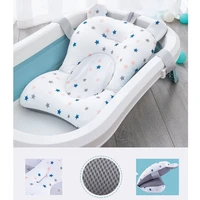 newborn bath tub pad baby non slip bathtub mat foldable bath seat support soft comfort newborn bathtub pillow