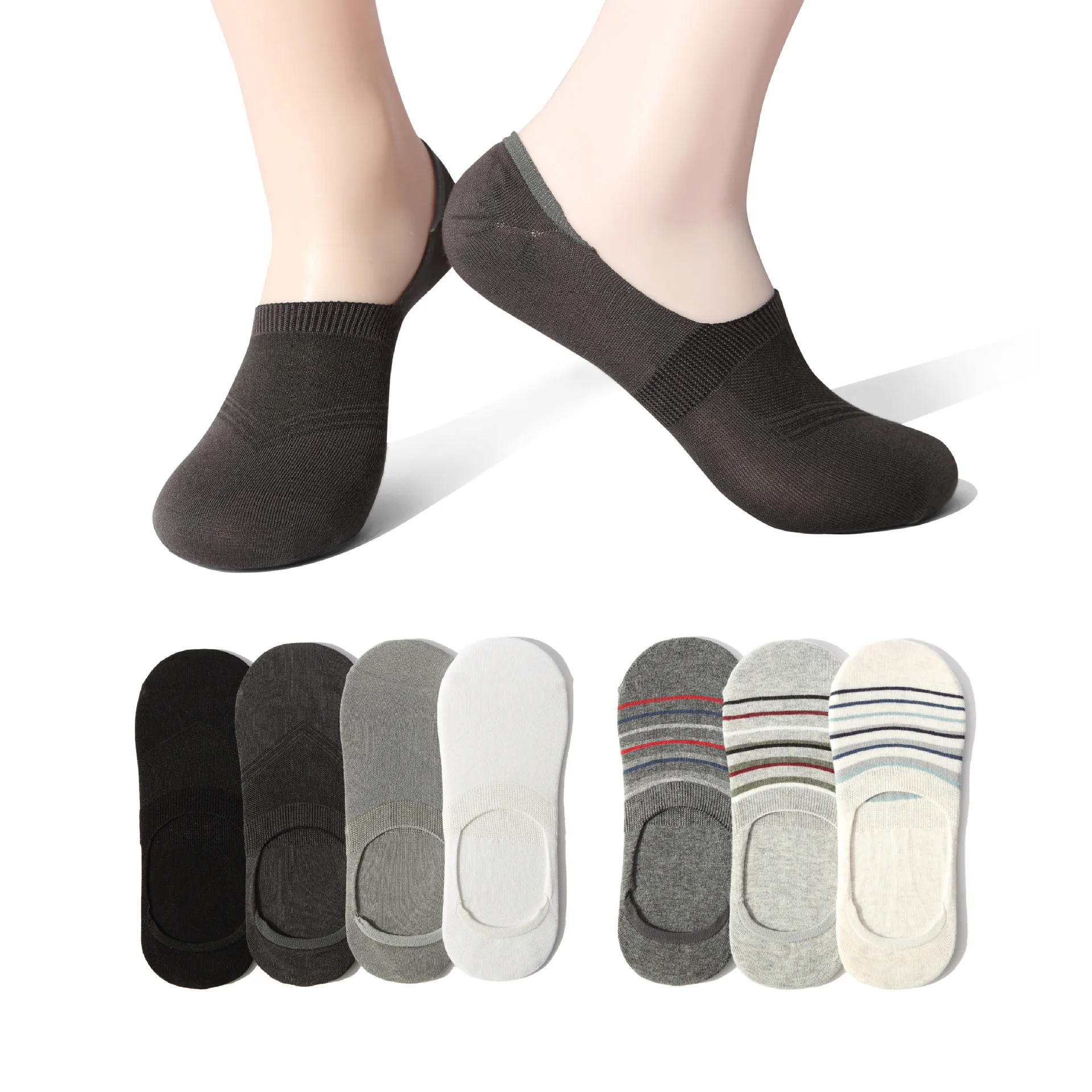 

5 pairs of socks Children's boat socks Pure cotton Four Seasons thin jacquard sweat absorption, odor prevention