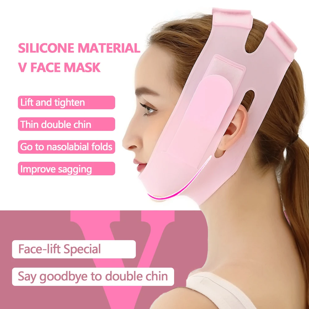 

V-face bandage Silicone Face-lift Bandage Lift Mask Lift Masseter Muscle Double Chin Face-lift Tool
