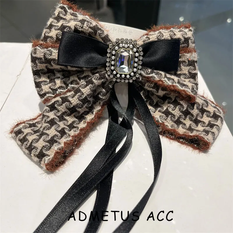 

Hairpin Handmade Bow Headdress Bow Temperament Hair Accessories Hairpin Top Clip