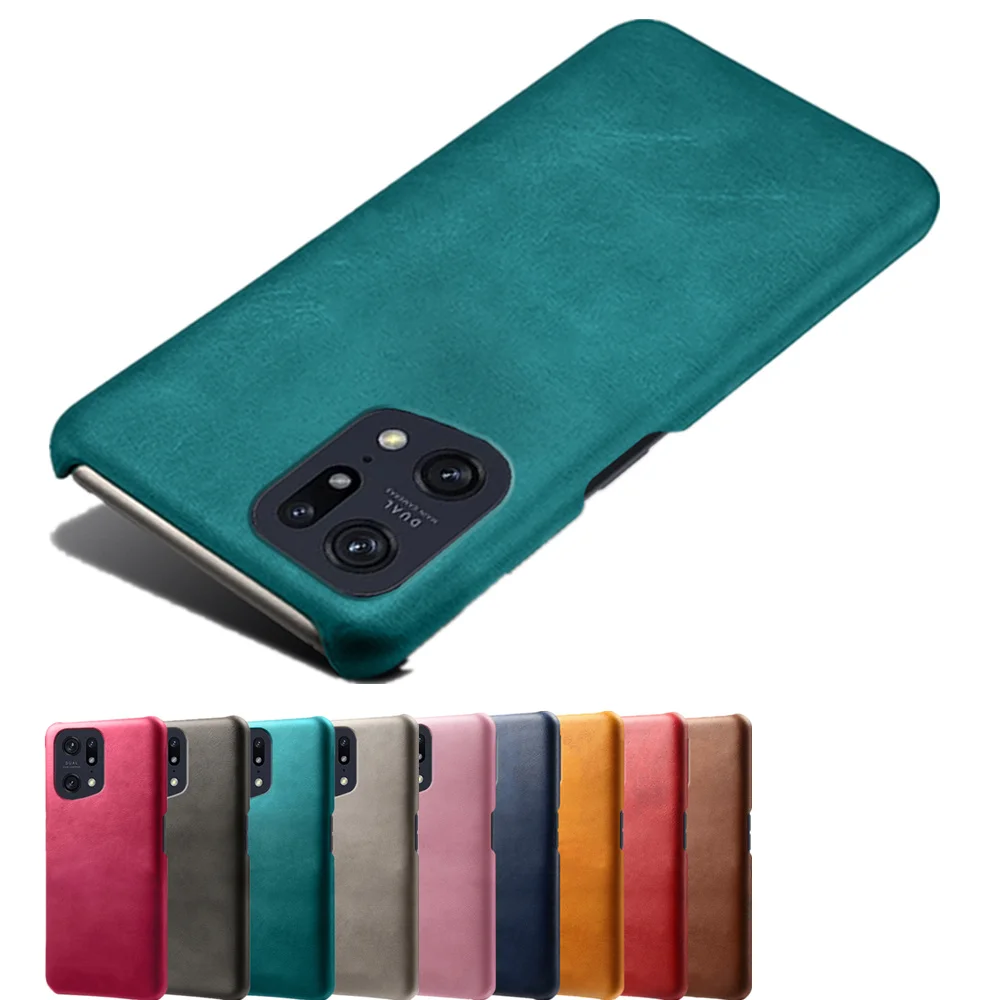 

Find X5 Pro Luxury Vegan PU Leather Cover For OPPO Find X5 Pro Funda Slim Coque For Oppo Find X 5 X5pro Findx5 Pro 5G Phone Case