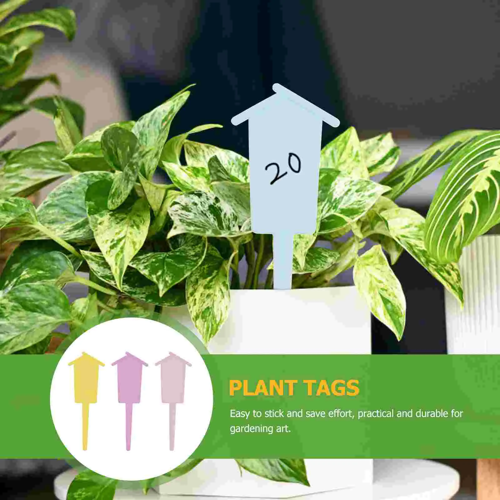 60 шт. садовые этикетки для растений в горшках пластиковые маркеры декор цветок