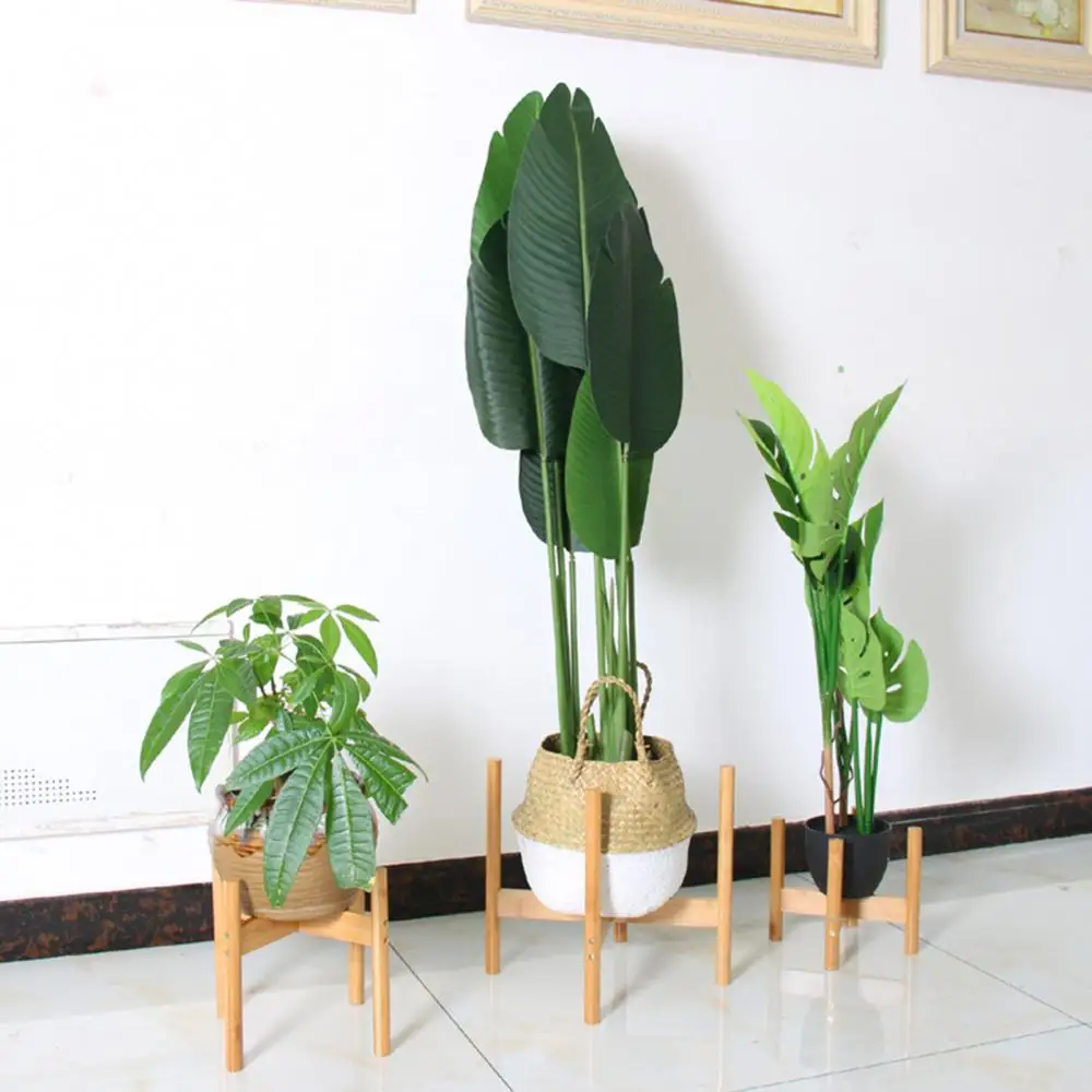 Деревянная подставка для растений бытовой сад балкон цветочный горшок