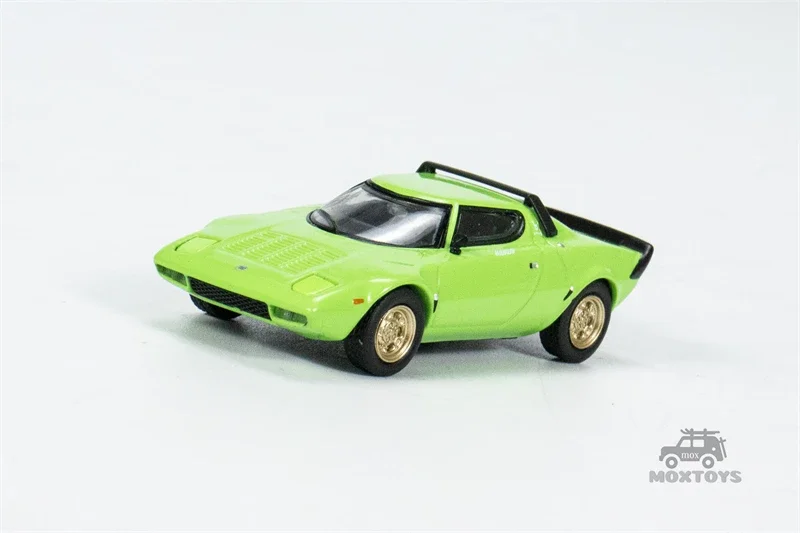 MINI GT 1:64 Lancia Stratos HF Stradale Verde Chiaro Green Литая под давлением модель автомобиля