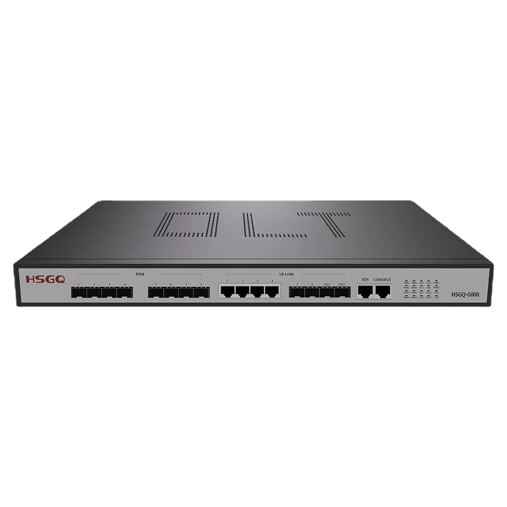 

HSGQ-G008 20KM 10GE Uplink 8 Port GPON OLT Price with Web Nms Telnet Cli Management Fiberhome Olt