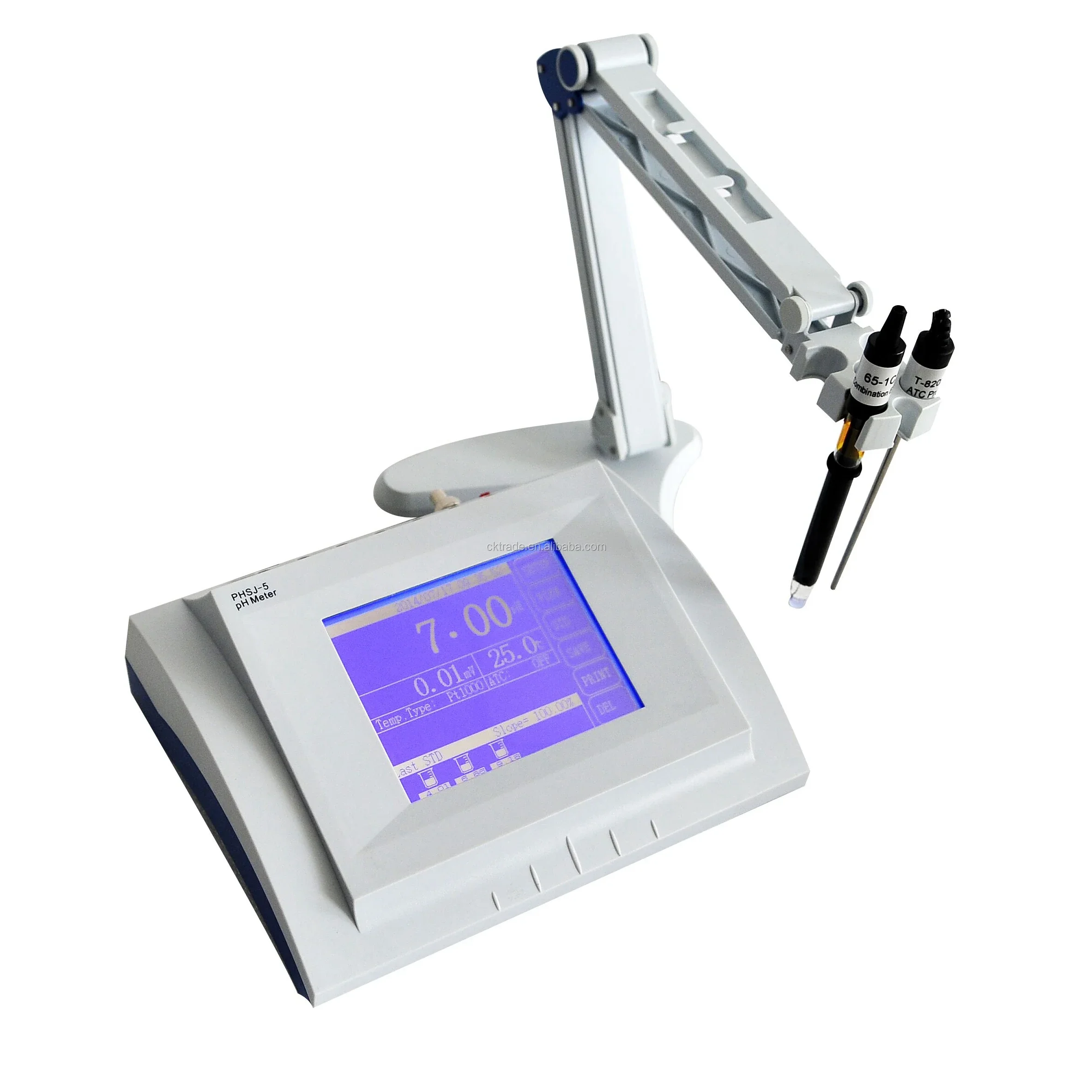 PHSJ-5 лабораторный Настольный измеритель PH воды цифровой по лучшей цене