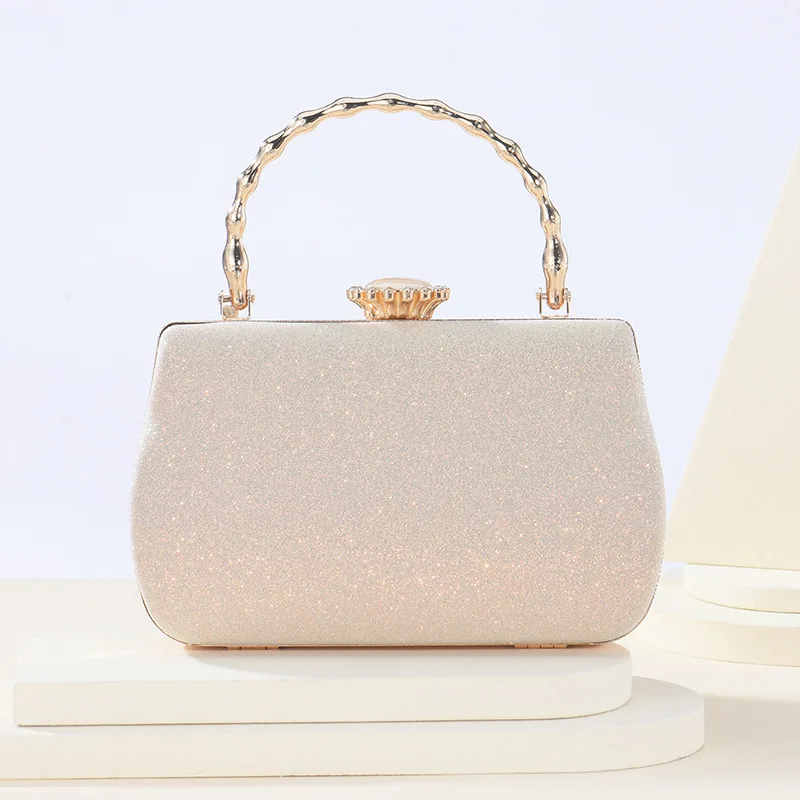 Элегантная сумка через плечо из искусственной кожи на цепочке торжественный