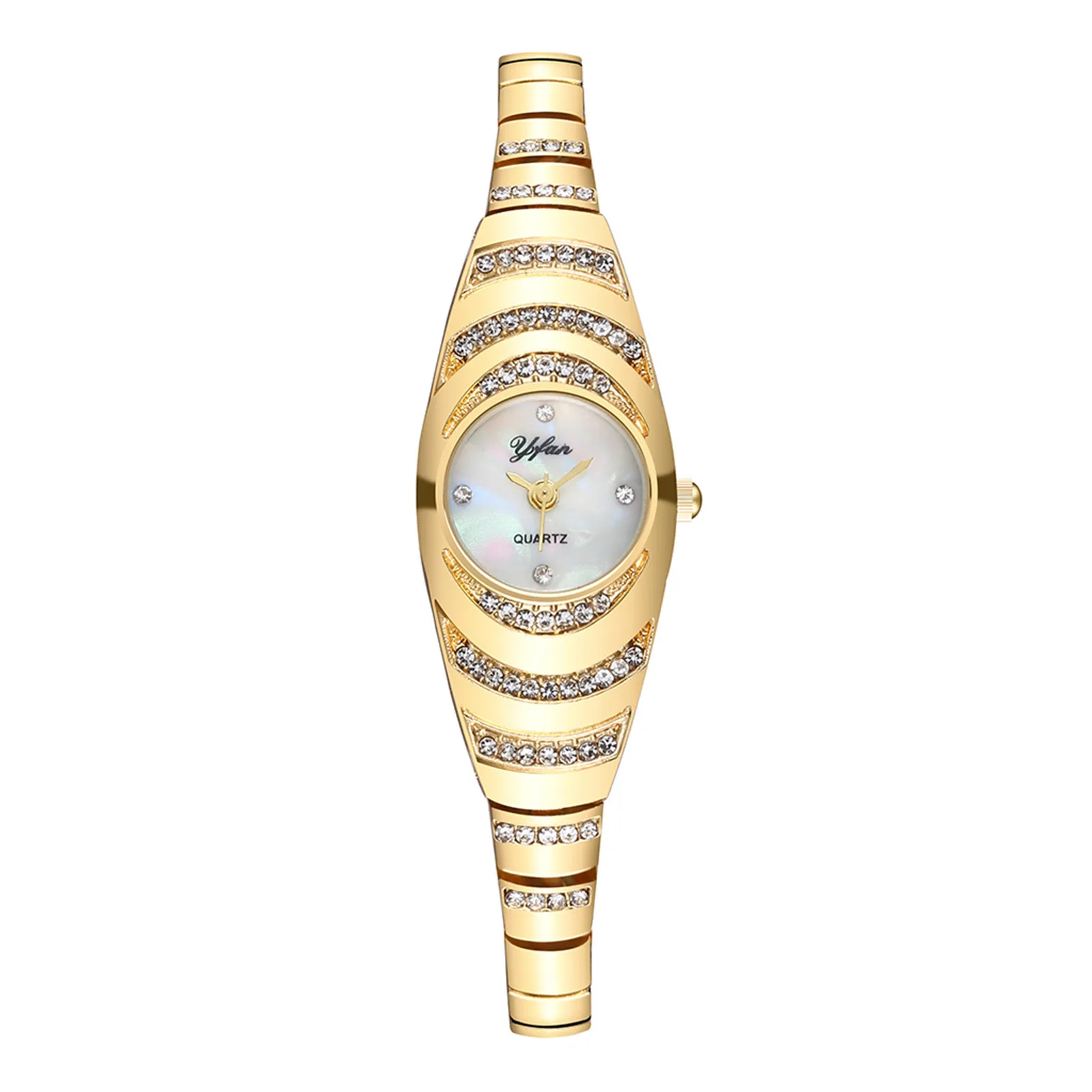 

Часы Женские наручные из нержавеющей стали с бриллиантами