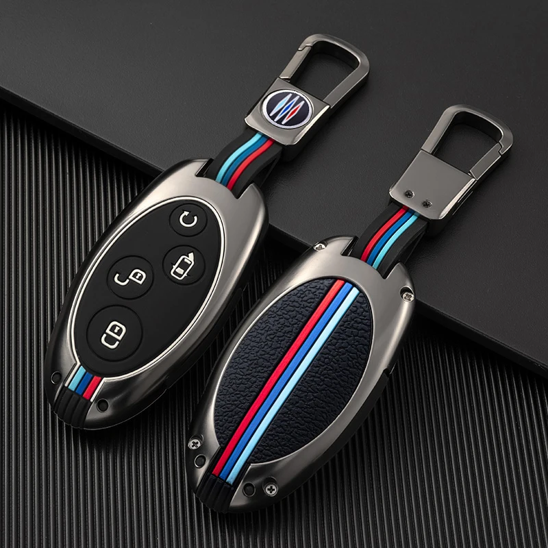 

Car Key Cover Case For BYD Song Max Yuan S7 Qin 80 4 Buttons Zinc Alloy High Quality Auto Holder Remote Car-Styling Accessories