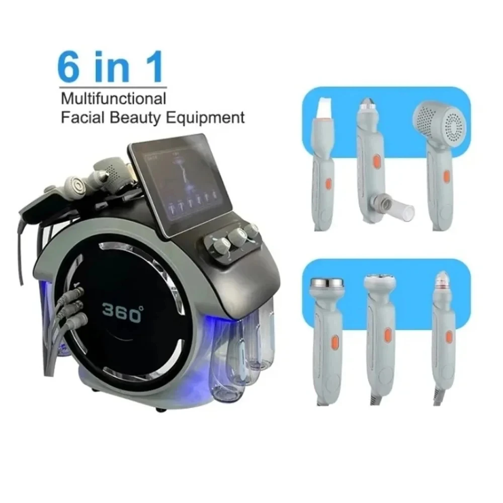 Алмазная гидродермабразия для лифтинга лица 360 видимых черных точек акне