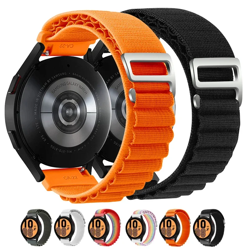 Ремешок альпийский для Garmin Vivoactive 3 4 нейлоновый браслет наручных часов Venu 2 2s SQ