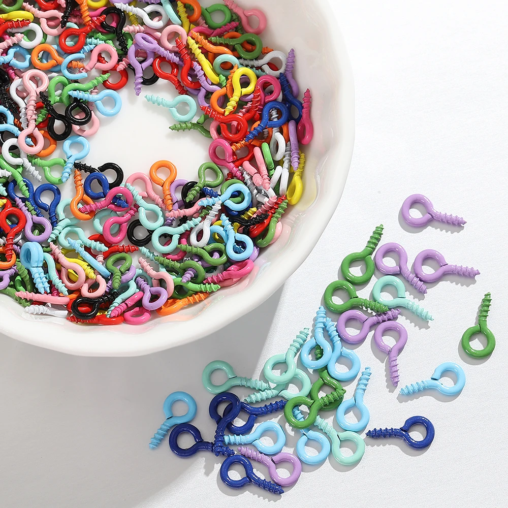 200 шт./100 шт. маленькие штифты для глаз винты ногтей крошечные мини-овечьи глазки