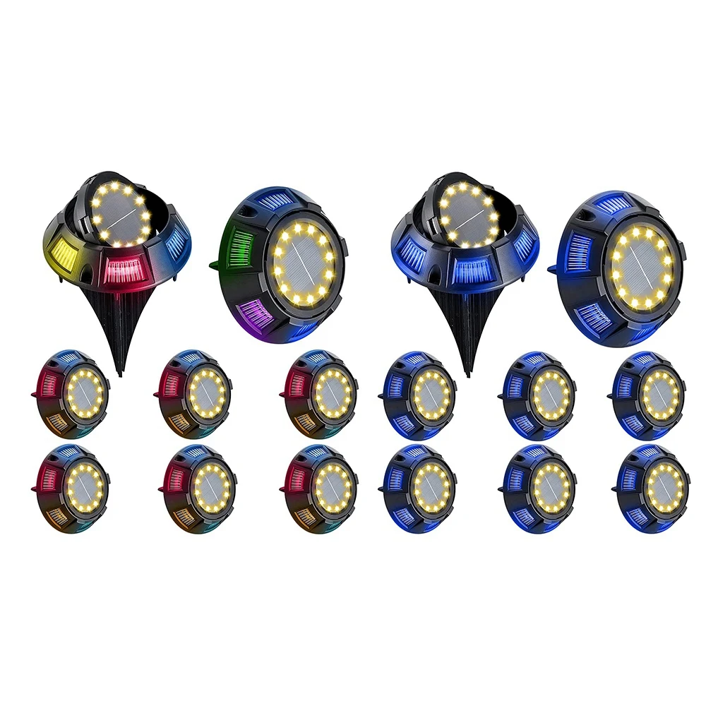 

Solar Lights Outdoor Solar Ground Lights Outdoor 8Pack For Patio Pathway Lawn Yard Deck Driveway Walkway Garden