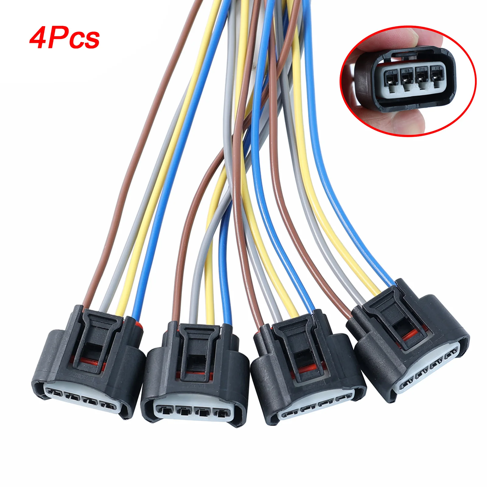 

Для Toyota Camry Celica Corolla Highlander Matrix Solara 4-контактный разъем для автомобиля катушка зажигания 2001 2002 2005 2006 2007 2008