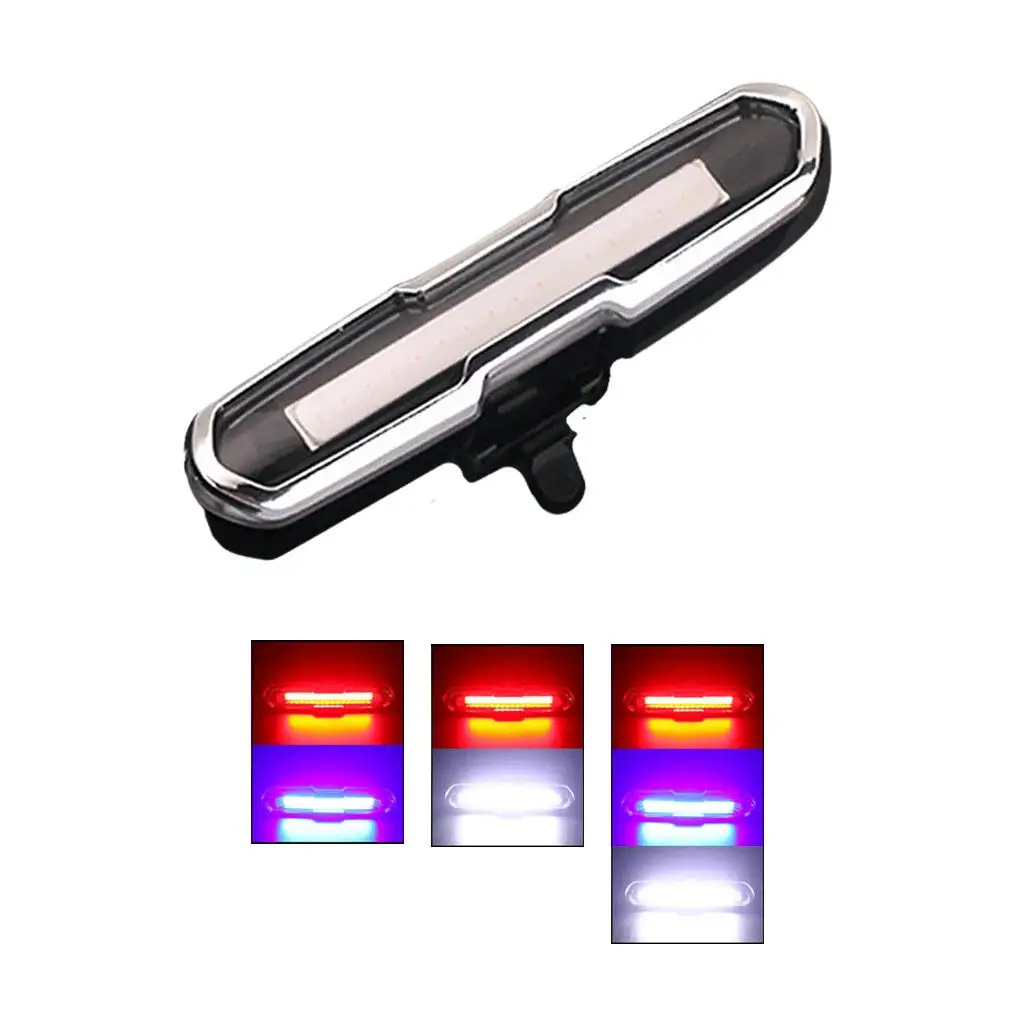 

Bike Tail Light Bright Bike Light USB Rechargeable LED Bicycle Rear Light 5 Light Mode Headlights