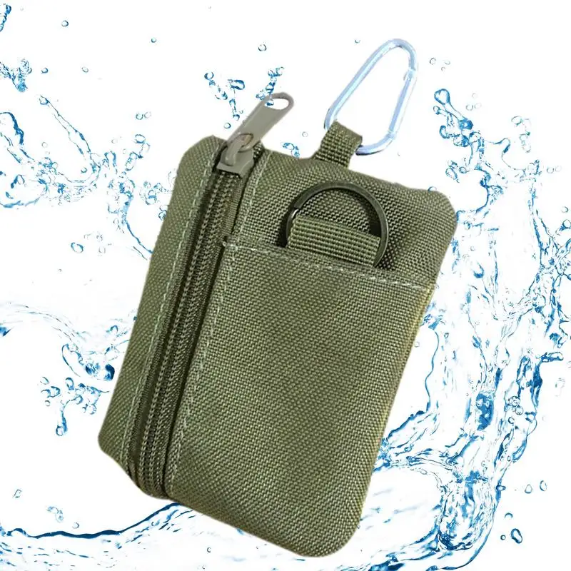 

Nylon Wallets For Women Oxford Cloth Mini Surf Wallet Outdoor Multi-Functional Sports Wallet With Zipper For Boys Girls