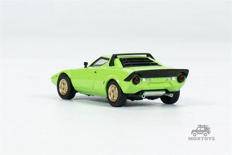 MINI GT 1:64 Lancia Stratos HF Stradale Verde Chiaro Green Литая под давлением модель автомобиля