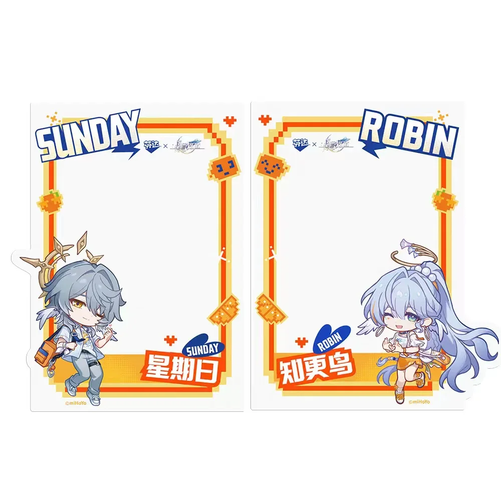Фото Брелок для ключей Sunday Robin Soda Water Anime ‌ Брелок Honkai Star Rail для мужчин и женщин, акриловая подвеска с мультяшными персонажами для косплея, подарки №1