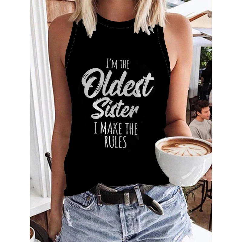 

Женский Черный Индивидуальный жилет, летний сексуальный однотонный Приталенный жилет без рукавов в стиле ретро, Женский Повседневный Топ д...