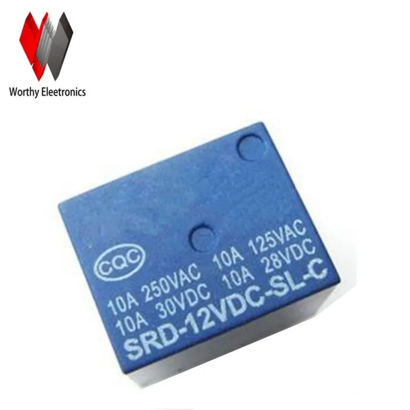 Free shiping wholesale 10pcs/lot relay SRD-12VDC-SL-C | Relays