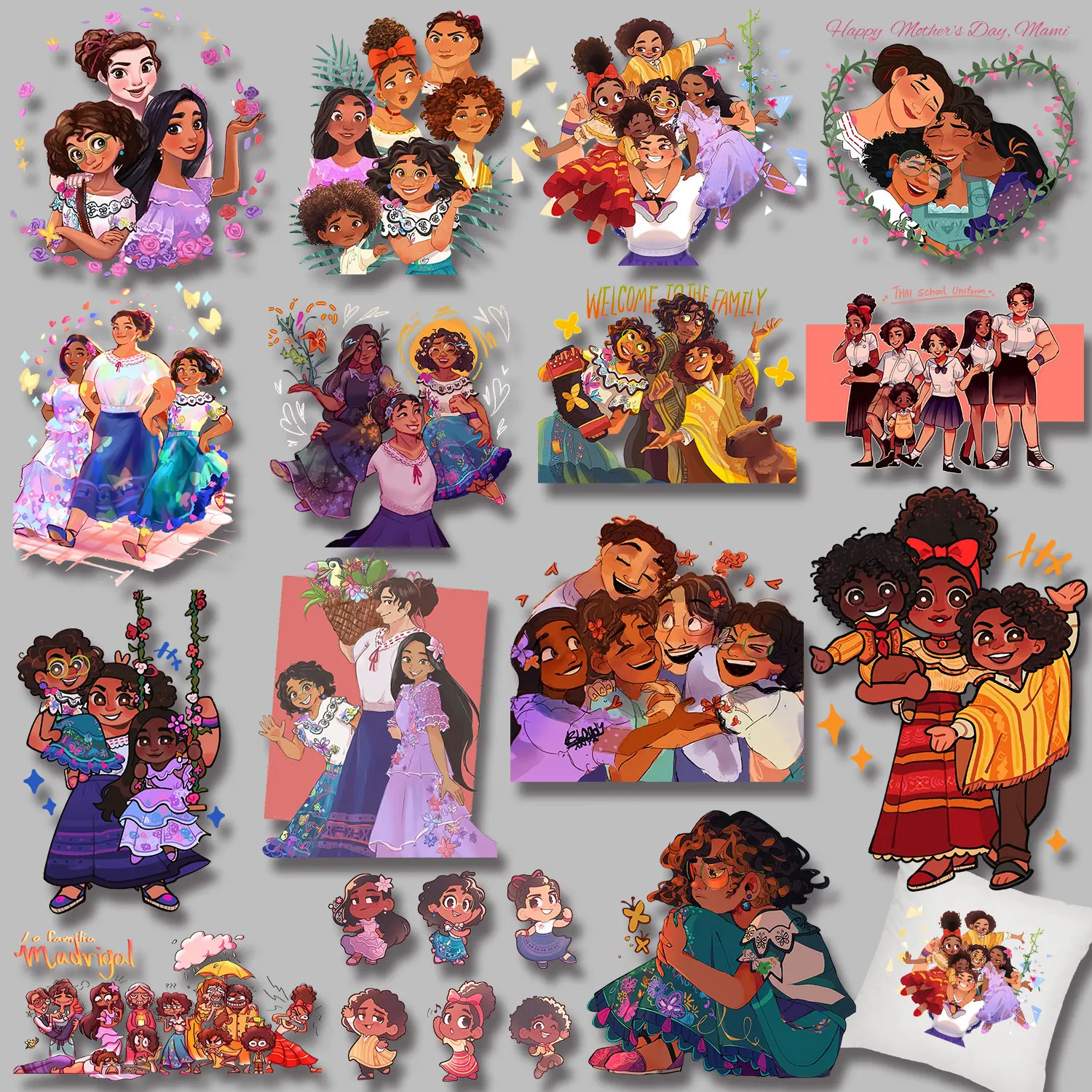 

Disney Encanto Mirabel Patches For Clothes Cute Applique for Cloth Iron-on Transfers Heat Transfer Printing