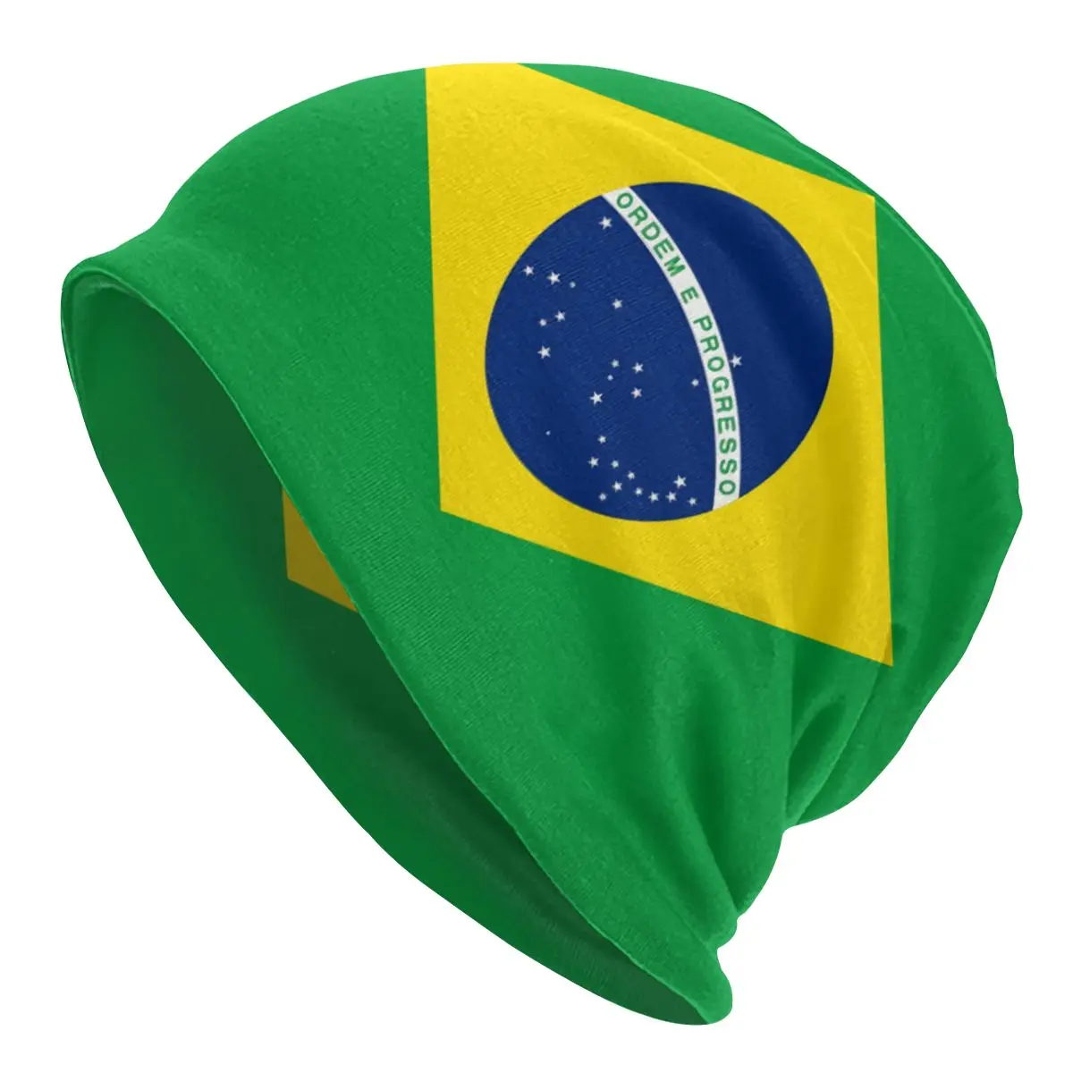 

Brazil Flag Bonnet Beanie Knitted Hat Men Women Fashion Unisex Warm Winter Skullies Beanies Cap