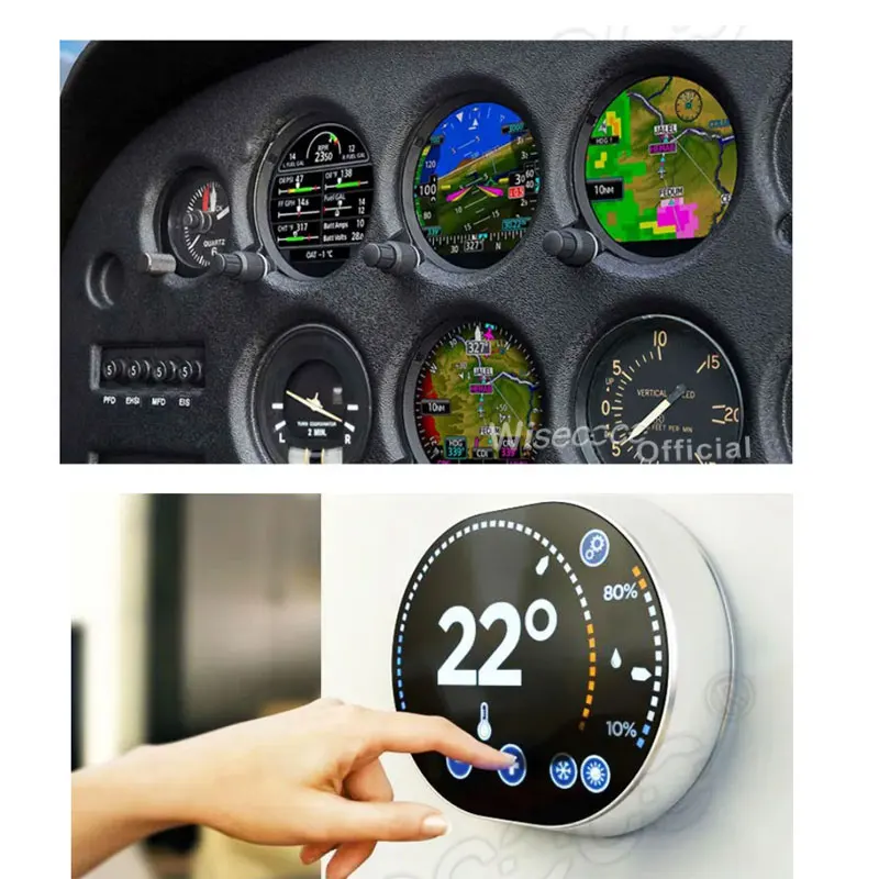 Круглый ЖК-экран цифровой приборной панели электроника мотоциклетный дисплей