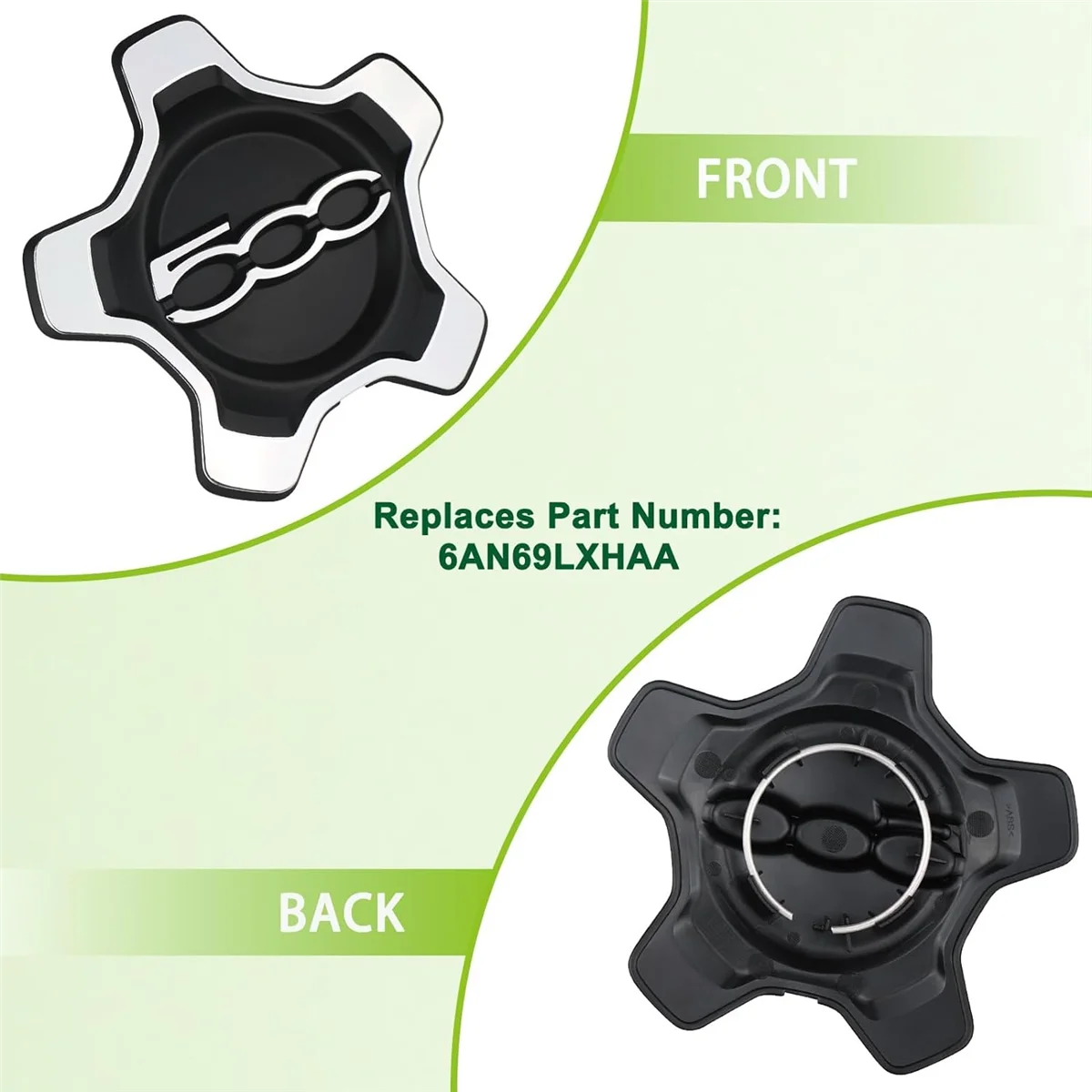 Задняя крышка для Fiat 500X 2016-2022 6AN6 9LXHAA пылезащитная автомобильные аксессуары