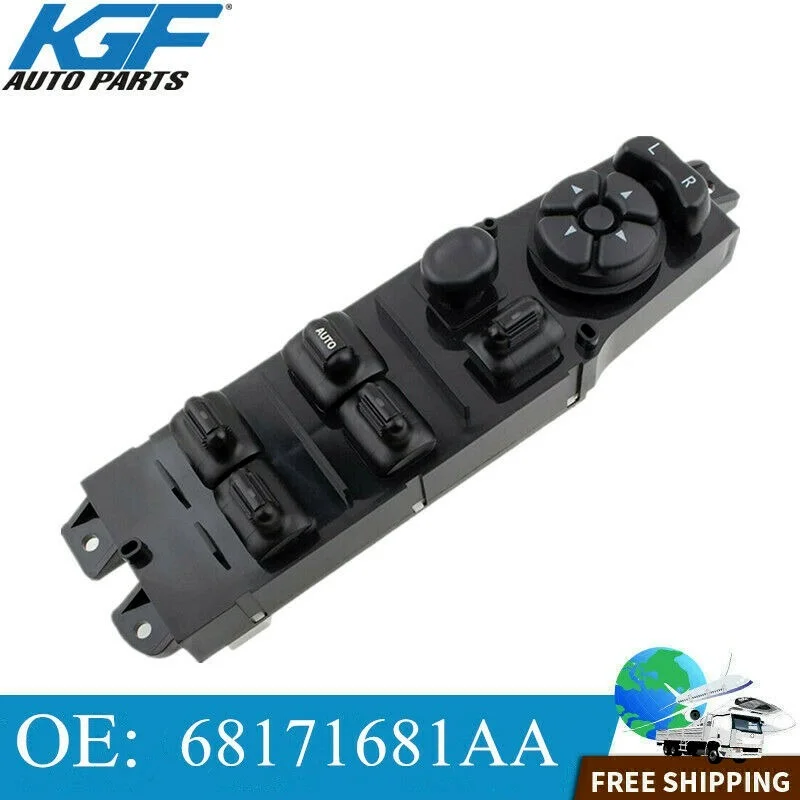

Главный выключатель стеклоподъемника для 97-01 Jeep Cherokee 68171681AA