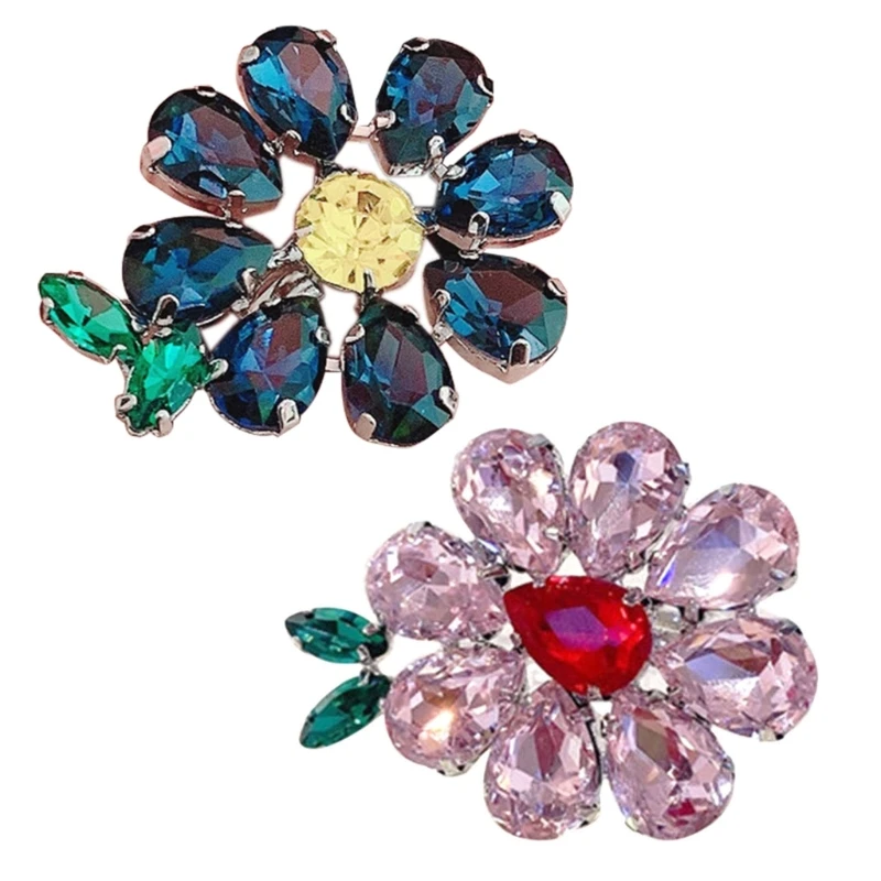 

Sweet Candy Color Ring Crystal Exaggerated Big Rhinestones Gemstones Simple Ring Dropship