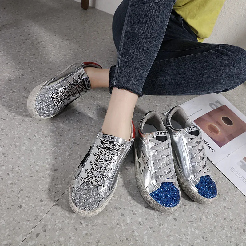 Кроссовки из натуральной кожи маленькие грязно-белые модные Универсальные для