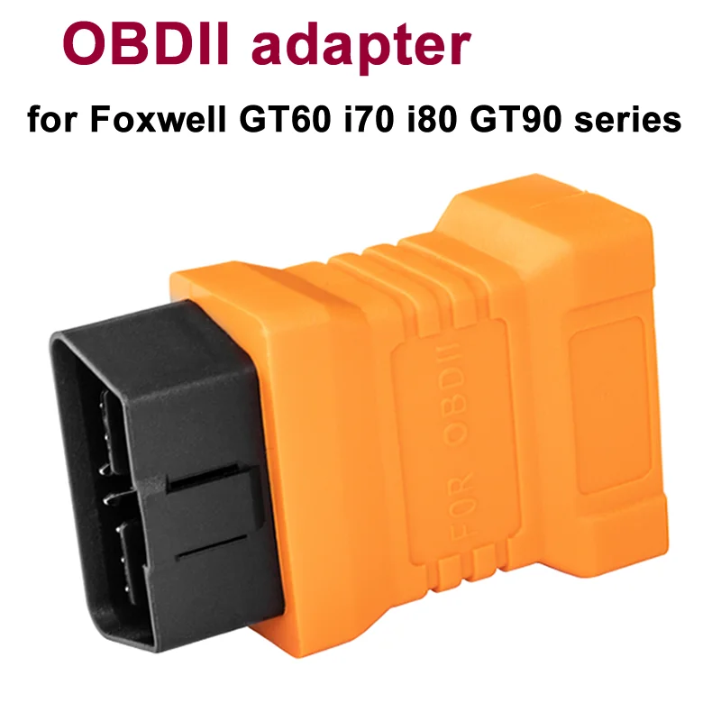 Фото Адаптер OBDII Foxwell, разъем OBD2 для планшетов Foxwell, совместимый с GT60, I70pro, I80max, GT90max, универсальный диагностический инструмент №2