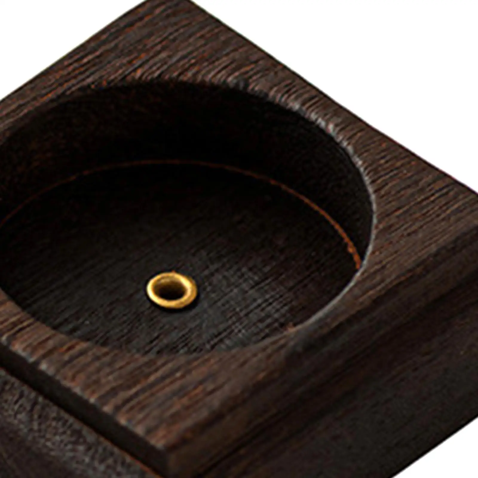 Деревянная курильница квадратная с держателем для благовоний в подарок